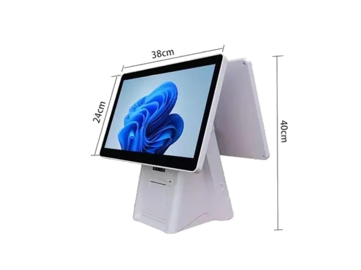 Computador touch de punto de venta con dos pantallas